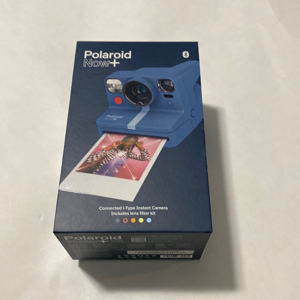Selling Polaroid Now+Camera.Brand-PolaroidOriginals,S- 6inTall5inWide,C-BlueGray
